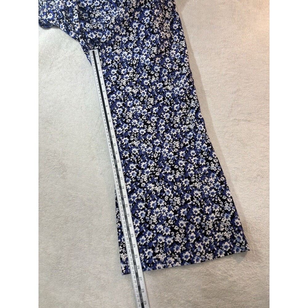 Anthropologie Navy Blue Floral Jumpsuit - Picture 12 of 13